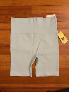 all in motion High-Rise Light Blue Seamless Bike Shorts